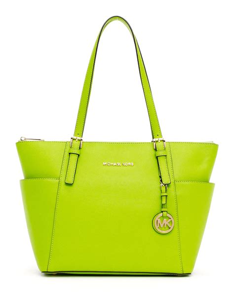 michael kors jet set green|michael kors jet set saffiano.